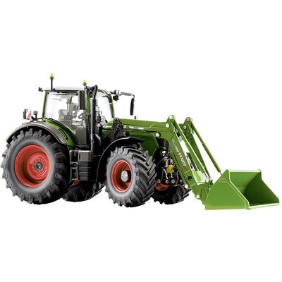 Wiking 077869 1-es nyom Mezőgazdasági modell Fendt 724 Vario homlokrakodóval Cargo 6.100