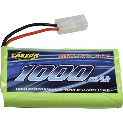 Carson Modellsport Akkucsomag, NiMH 9.6 V 1000 mAh Tamiya dugó