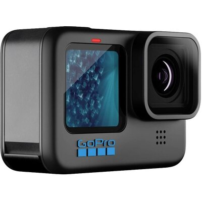 GoPro HERO11 Akciókamera 5.3K, 4K, 2.7K, Vízálló , Ütésálló, Lassítíott felvétel, WLAN, Képstabilizálás, Érintőkijelző