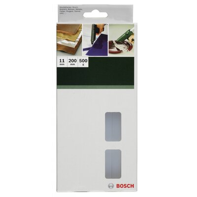 Melegragasztó rúd 11 x 200 mm átlátszó 500 g, Bosch Accessories 2609255800