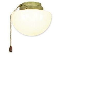 Mennyezeti ventilátor lámpa CasaFan 1S MP félgömb opálüveg (fényes)
