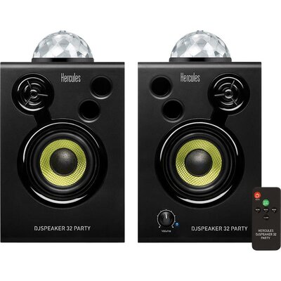 Hercules DJSpeaker 32 Party Aktív monitor hangfal 7.6 cm 3 coll 30 W 1 pár