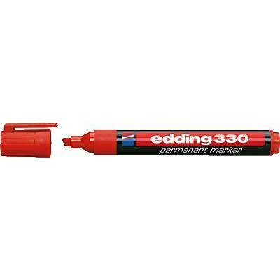 Edding 330 4-330002 Permanent marker Piros Vízálló: Igen