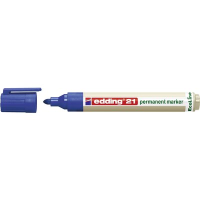 Edding edding 21 permanent marker EcoLine 4-21003 Permanent marker Kék Vízálló: Igen