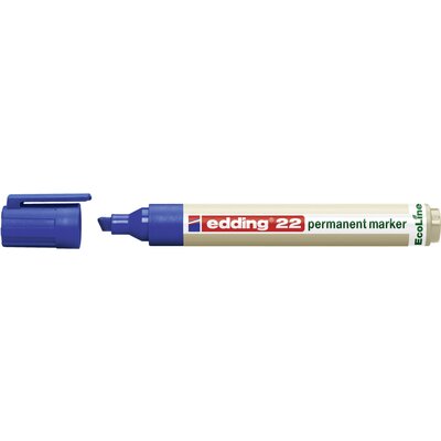 Edding edding 22 permanent marker EcoLine 4-22003 Permanent marker Kék Vízálló: Igen