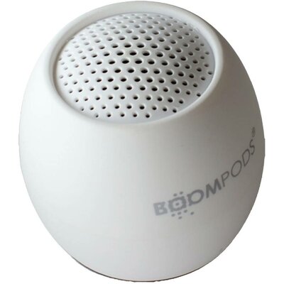 Boompods Zero Talk Bluetooth hangfal Amazon Alexa közvetlenül beépítve, Kihangosító funkció, Ütésálló, Vízálló Fehér
