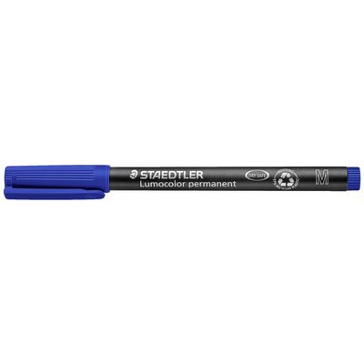 Staedtler Lumocolor permanent M DRY SAFE 317-3 Permanent marker Kék Vízálló: Igen