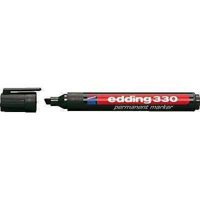 Edding 330 4-330001 Permanent marker Fekete Vízálló: Igen