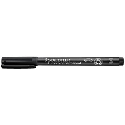 Staedtler Lumocolor permanent S DRY SAFE 313-9 Permanent marker Fekete Vízálló: Igen