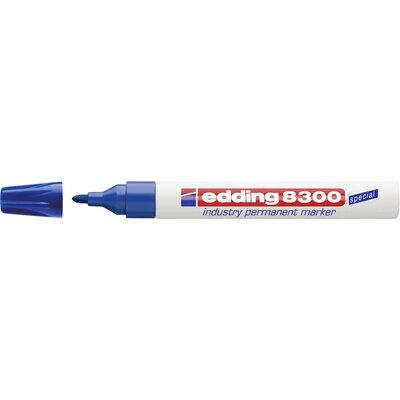 Edding Permanentmarker 8300 industry 4-8300003 Permanent marker Kék Vízálló: Igen