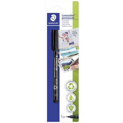 Staedtler Lumocolor 313-9 BK-1 Permanent marker Fekete Vízálló: Igen