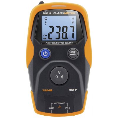 HT Instruments Flashmeter Kézi multiméter digitális Vízálló (IP67) CAT IV 600 V Kijelző (digitek): 4000