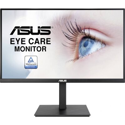 Asus VA27AQSB LED monitor (felújított) EEK F (A - G) 68.6 cm (27 coll) 2560 x 1440 pixel 16:9 1 ms Kijelző csatlakozó, HDMI™, Fejhallgató (3.5 mm jack), USB