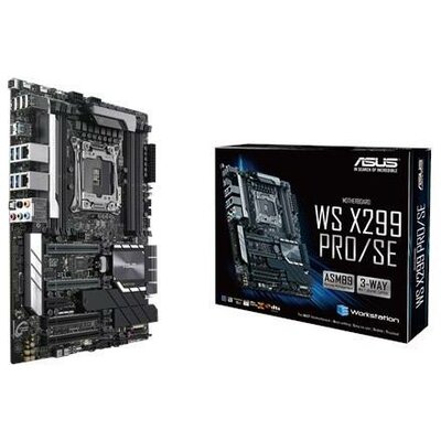 Asus WS X299 PRO/SE LGA2066 ATX Alaplap Foglalat Intel® 2066 Formafaktor ATX Alaplapi chipszet Intel® X299