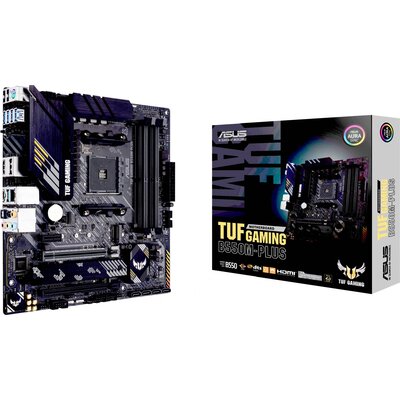 Asus TUF GAMING B550M-PLUS Alaplap Foglalat AMD AM4 Formafaktor Micro-ATX Alaplapi chipszet AMD® B550