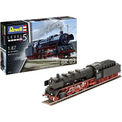 Revell 02166 Schnellzuglokomotive BR03 Mozdony építőkészlet 1:87