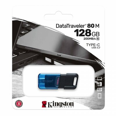 Kingston 128GB DataTraveler 80 M USB-C 3.2 Gen 1 pendrive