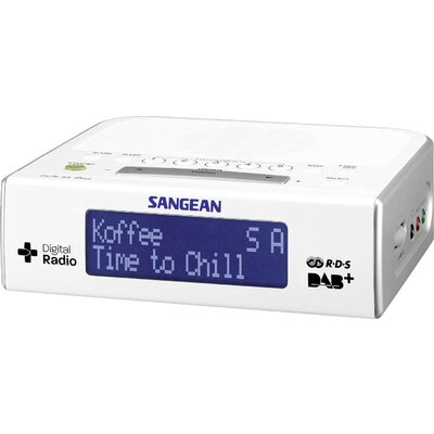 Sangean DCR-89+ Rádiós ébresztőóra DAB+, URH AUX Fehér