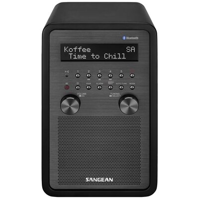 Sangean DDR-60 Asztali rádió DAB+, DAB, URH AUX, Bluetooth®, NFC Táviránytóval, Ébresztő funkció Fekete