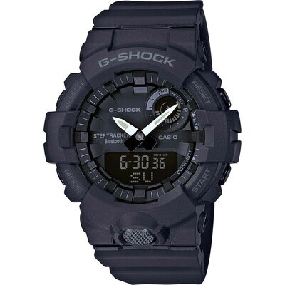 Casio Kvarc Karóra GBA-800-1AER (H x Sz x Ma) 54.1 x 48.6 x 15.5 mm Fekete Ház anyaga=Műgyanta Anyag (karpánt)=Műgyanta