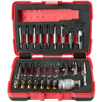 KS Tools 150.7060 Csavarhúzó készlet 34 részes 1/4 (6.3 mm)