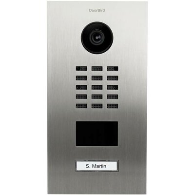 DoorBird D2101V IP videó kaputelefon LAN Külső egység nemesacél V2A (kefélt)