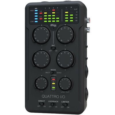 Audio csatlakozó IK Multimedia iRig Pro Quattro I/O Monitor felügyelet