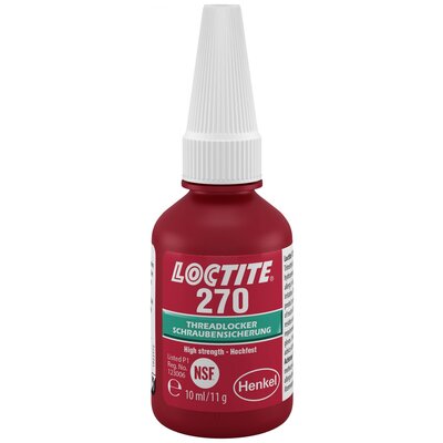 LOCTITE® 270 BO10ML EN/DE 1918245 Csavarbiztosító Szilárdság: Magas 10 ml