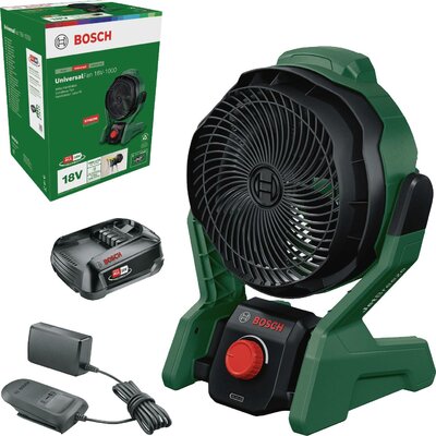 Bosch Home and Garden UniversalFan 18V-1000 Akkus ventilátor Zöld, Fekete