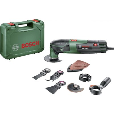 Többfunkciós szerszám 220 W, Bosch Home and Garden PMF 220 CE Set 0603102001