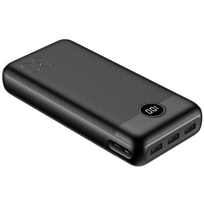 VEGER powerbank 30 000 mAh PD QC3.0 3A 20W L30 (W3008PD) blalck