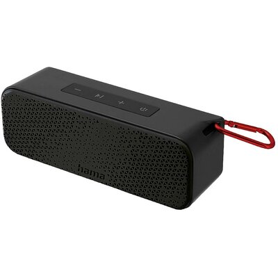 Hama PowerBrick 2.0 Bluetooth hangfal AUX, Kihangosító funkció, Tartóval, Fröccsenő víz ellen védett, hordozható Fekete