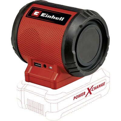 Einhell Power X-Change TC-SR 18 Li BT - Solo Bluetooth hangfal AUX, USB Piros