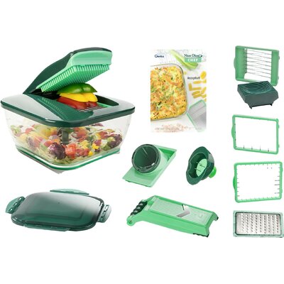 Nicer Dicer 27061 Szakács, 15 részes készlet, zöld