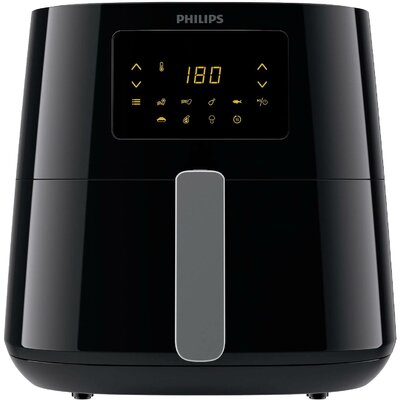 Philips Essential XL HD9270/70 Forrólevegős fritőz 2000 W Hőmérséklet előválasztás, Időzítő funkció, Kijelzővel Fekete/ezüst