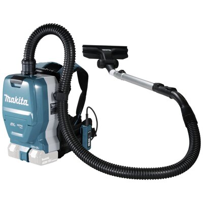 Akkus hátizsák porszívó 2x 18V akku és töltő nélkül, Makita DVC261ZX15