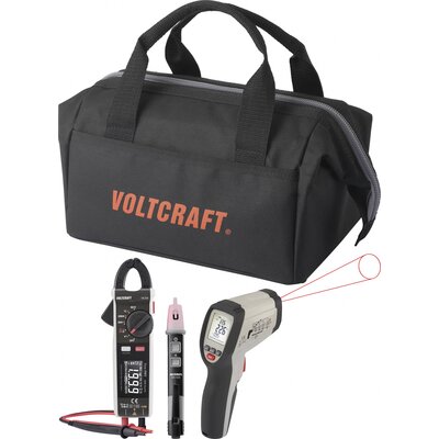 VOLTCRAFT Messgeräteset Klimatechnik Infra hőmérő Optika 20:1 -40 - +800 °C Pirométer