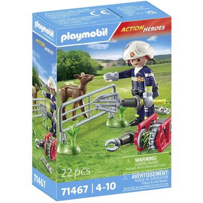 Playmobil® ACT!ON HEROES Tűzoltóság állatmentő 71467