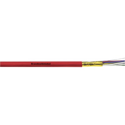 LAPP 1708002-250 Tűzjelző vezeték J-Y(ST)Y 2 x 2 x 0.8 mm Piros 250 m