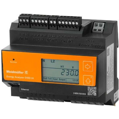 Weidmüller ENERGY ANALYSER D550-24 Digitális beépíthető mérőműszer