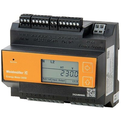 Weidmüller ENERGY METER D650 Digitális beépíthető mérőműszer