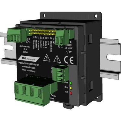 TDE Instruments Digalox DPM72-MPPV-RS485-DIN Digitális kalapsín mérőműszer