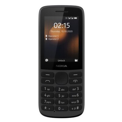 NOKIA 1GF026CPA2L06 NOKIA 215 4G mobiltelefon (Dualsim) FEKETE