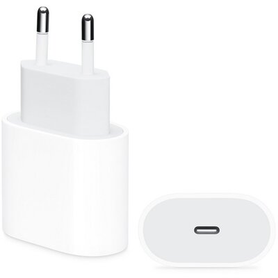 APPLE MUVV3ZM/A APPLE hálózati töltő Type-C aljzat (20W, PD gyorstöltő, MHJE3ZM/A utód) FEHÉR