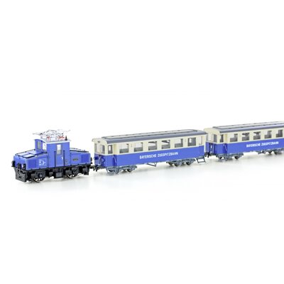 Hobbytrain H43105 H0m Zugspitzbahn völgyi mozdony 2 személykocsival