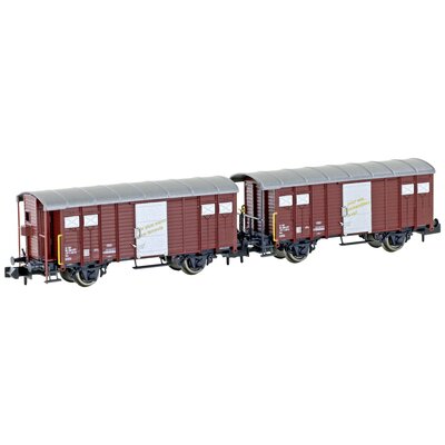 Hobbytrain H24251 N 2 db SBB K3 dobozos kocsi készlet