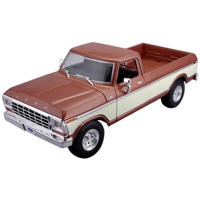 Maisto Ford F150 Pick-Up 1979, braun/crème 1:18 Autómodell