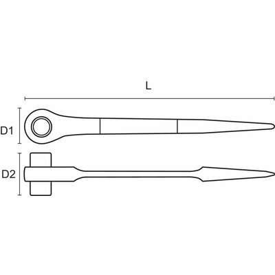 Bahco SC2RM-19-22 Állvány racsnis 19 és 22 mm