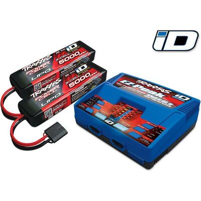 Traxxas Dual EZ Peak Plus Modell multifunkciós töltő 100 V, 230 V 8 A 2 db LiPo akkuval