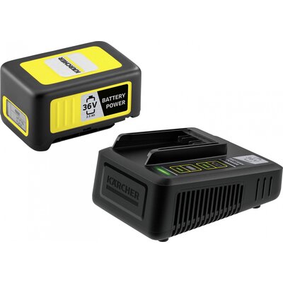 Kärcher Home & Garden Starter Kit Battery Power 36/25 2.445-064.0 Szerszámakku és töltő 36 V 2.5 Ah Lítiumion